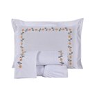 Jogo De Cama Queen 4 Peças Percal 100% Algodão 180 Fios Marga