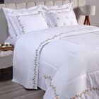 Jogo De Cama Queen 4 Peças Percal 100% Algodão 180 Fios Marga