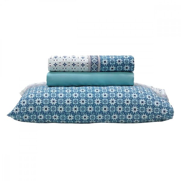 Jogo De Cama Queen 4 Peças Royal 150 Fios Santista