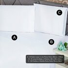 Jogo De Cama Queen 4 Peças Tecido Percal 200 Fios Ponto Palit