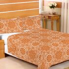 Jogo De Cama Queen 4pç Lençol Encanto Estamparia Azul C/manda