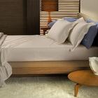 Jogo De Cama Queen Altenburg 4 Peças Cetim De Tencel Marrom