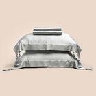 Jogo De Cama Queen Altenburg Haus Seda Mulberry Cinza