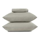 Jogo De Cama Queen Altenburg Malha Fio Penteado Cinza Platinum