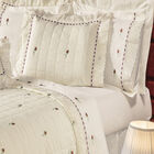 Jogo De Cama Queen Bordado 200 Fios Felicitá Marfim Vilela En