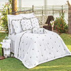 Jogo De Cama Queen Bordado 200 Fios Mondrean Branco Vilela En