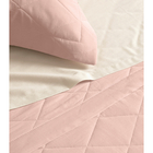 Jogo De Cama Queen Cetim 270 Fios 4 Peças Domos Rosé Karsten