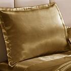 Jogo De Cama Queen Charme Seda 4 Peças - Ouro Velho