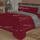 Jogo De Cama Queen Com Edredom Lençol Fronha Função Cobre Lei