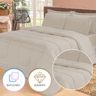 Jogo De Cama Queen Com Edredom Lençol Fronha Função Cobre Lei