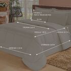 Jogo De Cama Queen Com Edredom Lençol Fronha Função Cobre Lei