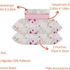 Jogo De Cama Queen Duplo 4 Peças Sultan Realce Premium Cloe