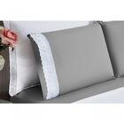 Jogo De Cama Queen Íris 04 Peças Floral Branco