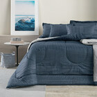 Jogo De Cama Queen Karsten Azul Regis 150 Fios 4pçs 100%algod