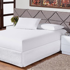 Jogo De Cama Queen Lençol Fronha Completo Liso 3 Peças Branco