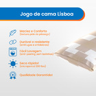 Jogo De Cama Queen Lisboa Micropercal 200 Fios Palha