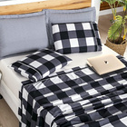 Jogo De Cama Queen Lisboa Micropercal 200 Fios Preto