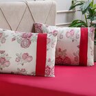 Jogo De Cama Queen Malha 3 Pçs Bella Cama New 158x198cm Verme