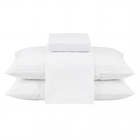 Jogo de Cama Queen Padro Stripes 4 Peas Polister Branco Beca Decor