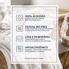 Jogo De Cama Queen Percal 160 Fios Algodão Karsten