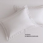Jogo De Cama Queen Percal 300 Fios Algodão Adamascado 4 Peças