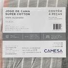 Jogo De Cama Queen Sera Super Cotton Duplo 4 Peças Camesa 1.0