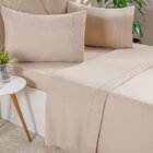 Jogo De Cama Queen Serenitá 4 Pçs Bordado Festonê 158x198x35c