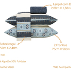 Jogo De Cama - Queen Size - 4 Peças - 140 Fios - Caleb - Sult