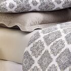 Jogo de Cama - Queen Size - Prata - 150 Fios - Ronie - 4 Peça