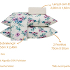 Jogo De Cama - Queen Size - Realce Premium - Alana - 4 Peças