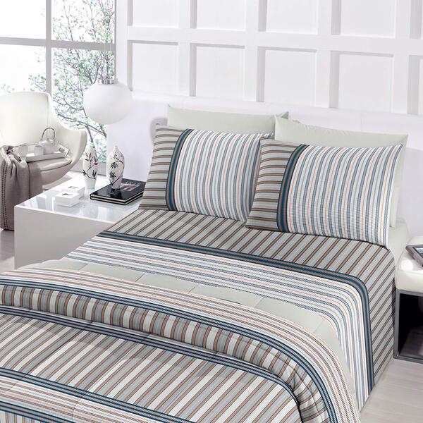 Jogo de Cama - Queen Size - Royal - Luis - 4 Peças - 100% Alg