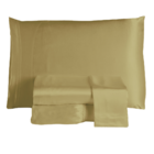 Jogo De Cama Queen Sublime Dourado Valle Enxovais 4 Peças