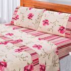 Jogo De Cama Requinte Casal King 4 Peças Palha