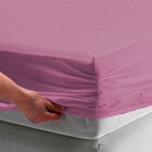 Jogo De Cama Rosê De Malha Casal 3 Peças 1,88m X 1,38m X 30cm