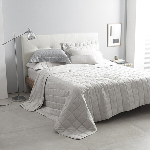 Jogo De Cama S.king Damask Stripes  Bege