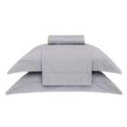 Jogo De Cama S.king Damask Stripes  Bege