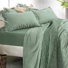 Jogo De Cama Simples Casal 3 Peças Toque Acetinado Slim Verde