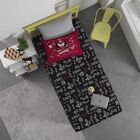 Jogo De Cama Simples Solteiro Joy Jadore Black/red 2pcs Porta