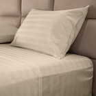 Jogo De Cama Solteirão 3 Peças 300 Fios 100 Algodão Adamascad