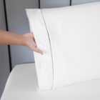 Jogo De Cama Solteiro 140 Fios Ponto Palito Branco Valle Enxo