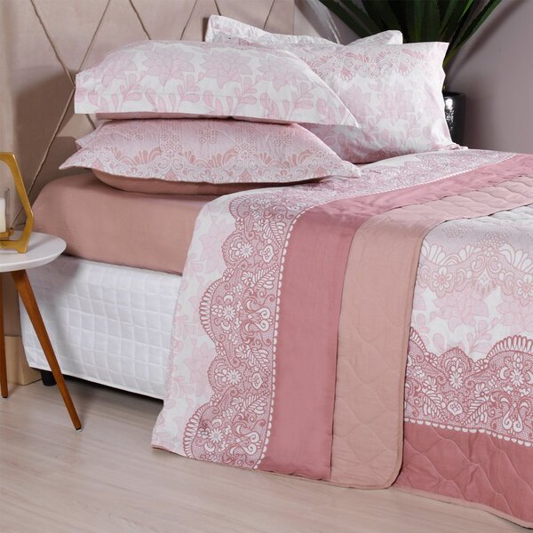 Jogo De Cama Solteiro 200 Fios 100% Algodão Premium Extra Mac