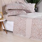 Jogo De Cama Solteiro 200 Fios 100% Algodão Premium Extra Mac