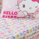Jogo De Cama Solteiro 2 Pçs Hello Kitty 88x188x30 Skin Care