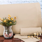 Jogo De Cama Solteiro 2 Peças Cáqui Liso Percal 140 Fios