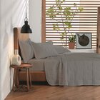 Jogo De Cama Solteiro 2 Peças Liso Em Malha 100% Algodão Fine