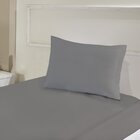 Jogo De Cama Solteiro 2 Peças Liso Em Malha 100% Algodão Fine