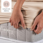 Jogo De Cama Solteiro 2 Peças Micro Percal 300 Fios Bordado B