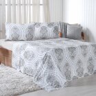 Jogo De Cama Solteiro 3 Pçs 150 Fios Super Macio 100% Algodão