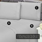 Jogo De Cama Solteiro 3 Peças Tecido Percal 200 Fios Ponto Pa