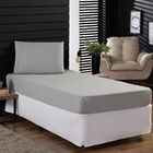 Jogo De Cama Solteiro 400 Fios Percal 02 Peças Com Barra  Ant